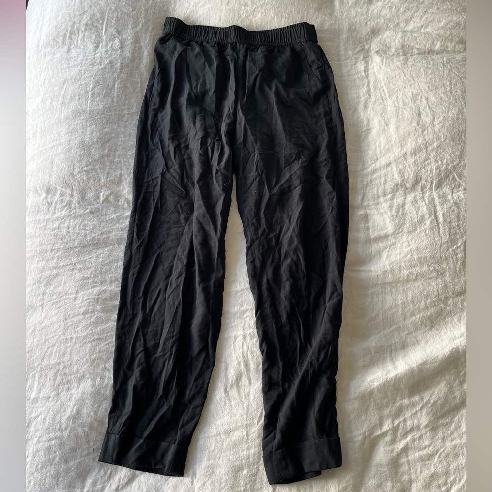 Madewell crop pant, black XXS
